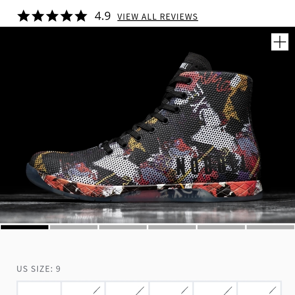 ISO No Bull trainers graffiti or plate drop Sz 9